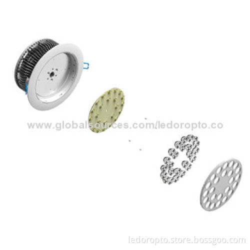 LD 24W LED Ceiling Light with 64 Pieces Aluminum Fins, Bridgelux/Epistar/EpiLEDs Chips